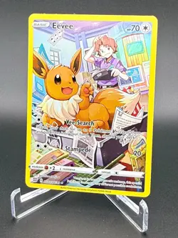 Eevee NM TG11/TG30 - Holo Brilliant Stars Trainer Gallery - Pokemon - Image 1