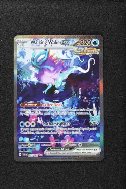 Walking Wake ex 205/162 Special Illustration Rare Temporal Forces Pokemon - Image 1