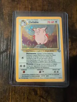 Clefable Holo Jungle Unlimited 1/64 Played Pokemon TCG - Image 1