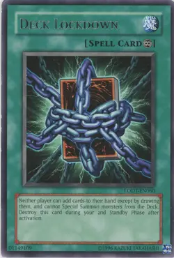 Yugioh Deck Lockdown LODT-EN060 Rare LP - Image 1
