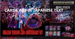 Bandai Namco One Piece Card Game English Ver. 2nd Anniversary Set Box - Japanese - Image 1