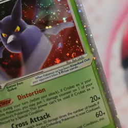 Crobat ex 96/107 EX Deoxys - DAMAGED - Partial Swirl - Vintage Pokemon Card - Image 5