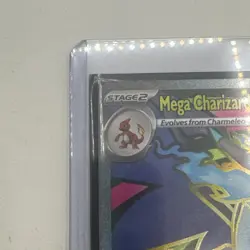 Mega Charizard X EX Ultra Rare Full Art Holo Pokemon Card 109/094 PFL - Image 2