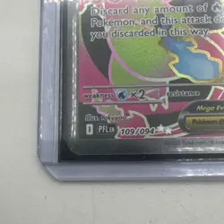 Mega Charizard X EX Ultra Rare Full Art Holo Pokemon Card 109/094 PFL - Image 5