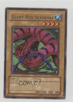 Giant Red Seasnake YuGiOh Tournament Pack 4 #TP4-007 2003 READ - Image 1