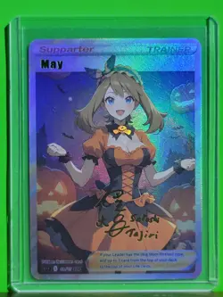 MAY Pokemon Trainers Waifu Goddess Refractor Card CUSTOM MADE - Image 2