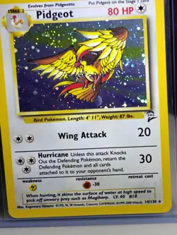 Pokemon Base Set 2nd Edition Rare 24/62 Pidgeot Rare WOTC Card TCG - Image 1