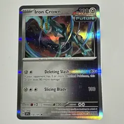 Iron Crown 132/191 Rare Holo Card Surging Sparks SSP Pokemon TCG NM - Image 1