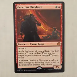 Wizards of the Coast Generous Plunderer OTJ Big Score Regular Mythic Red #11 EN - Image 1