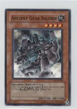 Ancient Gear Soldier YuGiOh The Lost Millenium #TLM-EN008 2005 READ - Image 1