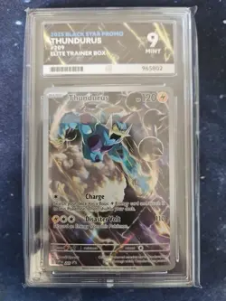 2025 Pokemon Thundurus Black Star Promo ETB Promo #209 ACE 9 Matching Artwork - Image 1