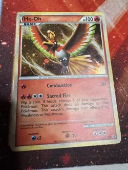 Ho-Oh #HGSS01 Pokemon TCG Heartgold Soulsilver Black Star Promo MP - Image 1