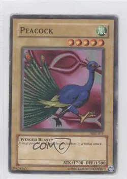 Peacock Unlimited YuGiOh Magic Ruler Booster #MRL-011 2002 READ - Image 1