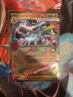 Pokemon Mega-Charizard-EX Holo Rare TCG Card 13/94 - Image 1