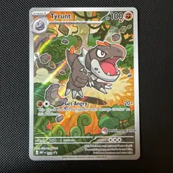 Tyrunt MEP070 Perfect Order Pokemon Center Stamped Black Star Promo - Image 1