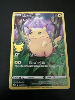 Pokemon Celebrations Pikachu 005/025 NM Holo - Image 1