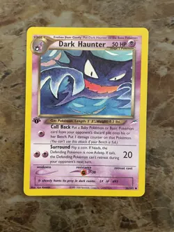 Pokemon TCG - Dark Haunter 1st Edition - Neo Destiny 36/105 English NM/LP+ - Image 1
