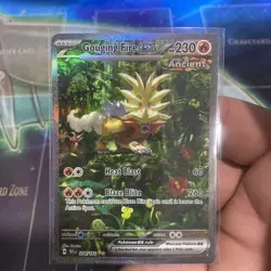 Pokemon Gouging Fire ex 204/162 : Temporal Forces Holo SIR TCG NM - Image 1