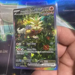 Pokemon Gouging Fire ex 204/162 : Temporal Forces Holo SIR TCG NM - Image 2