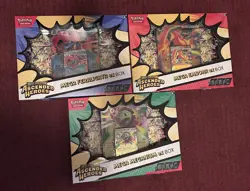 Pokemon Ascended Heroes Mega EX Box Feraligatr Emboar Meganium Set of 3 Sealed - Image 1