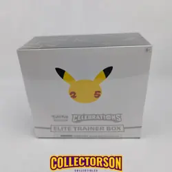 Pokemon Celebrations Elite Trainer Box 25th Anniversary ETB New Sealed - Image 1