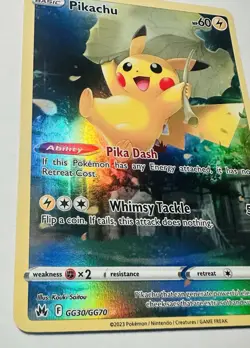Pikachu GG30/GG70 Holo Crown Zenith Galarian Gallery Pokemon English NM - Image 5