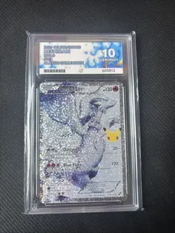 Pokemon Celebrations Reshiram Holo Pokemon Card 113/114 Full Art ACE 10 - Image 1