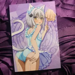 Koneko Tojo HIGH SCHOOL DXD Dress Up Anime Waifu Matte Foil Girl Card Maid - Image 1