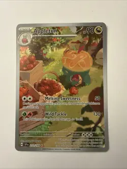 Appletun 211/191 Illustration Rare 2024 Pokemon Surging Sparks Full Art Card NM+ - Image 1