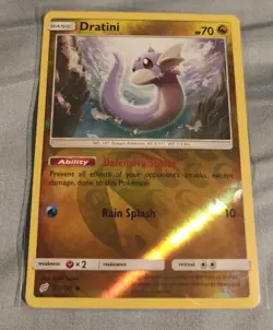 Pokemon TCG Dratini 117/181 Sm-Team Up Reverse Holo Mint Card - Image 1