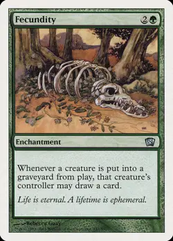 Fecundity [Eighth Edition] Magic MTG - Image 1