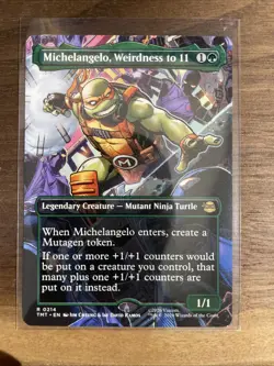 Michelangelo, Weirdness to 11 (Borderless) Teenage Mutant Ninja Turtles Regular - Image 1