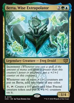 Berta, Wise Extrapolator - Foil SOS NM MTG - Image 1