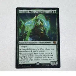 Wizards of the Coast Mutagen Man, Living Ooze TMNT Rare Borderless BG 0124 Eng - Image 1