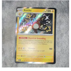 Pokemon Raichu 132/091 Holo Rare Stage 1 120 HP 180 Attack Ability PAF Card - Image 1