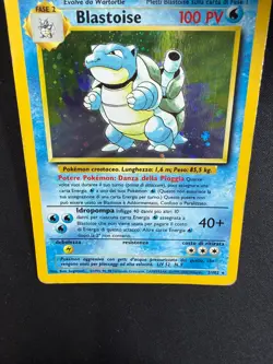 Pokemon Blastoise 2/102 Set Base Rara Holo Unlimited Wizards ITA Carte Vintage - Image 5