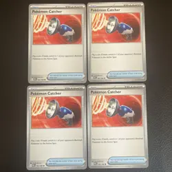 082/088 Pokemon Catcher Item Trainer Item x4 - Perfect Order - Image 1