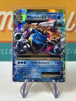 M Blastoise EX #22 Ultra Rare Pokemon TCG 2016 XY Evolutions Mega HP - Image 3
