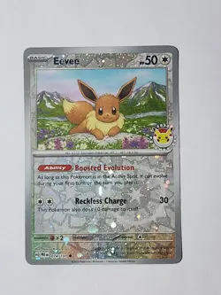 Eevee - (Pokemon Day 2025) (Reverse Cosmos Holo) 074/131 Miscellaneous Cards... - Image 1