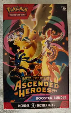 Pokemon TCG: Mega Evolution Ascended Heroes Booster Bundle - New Factory Sealed - Image 1