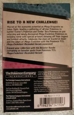 Pokemon TCG: Mega Evolution Ascended Heroes Booster Bundle - New Factory Sealed - Image 2