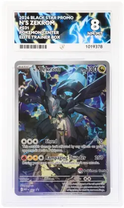 2026 Pokemon Center Stamped Ascended Heroes Black Star Promo N's Zekrom 31 Ace 8 - Image 1