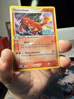 Pokemon TCG Charmeleon 29/100 Crystal Guardians Reverse Holo Uncommon 70 HP 2006 - Image 2