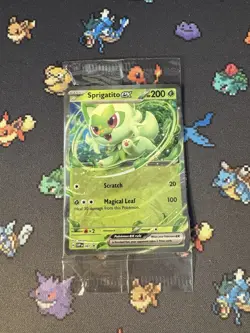 Pokemon Cards Sprigatito ex SVP087 Collector’s Chest Promo - (SEALED) - Image 1