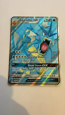 Pokemon TCG Full Art Gyarados GX Crimson Invasion 101/111 - Image 1