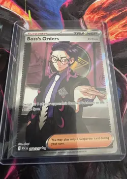 Pokemon Boss's Orders Corbeau Full Art Ultra Rare Holo Trainer ASC 256/217 - Image 1