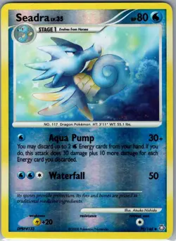 Seadra 70/146 Reverse Holo - Legends Awakened - Pokemon Card - LP - Image 1