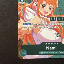 Nami (Winner Pack 2026 Vol. 2) OP-PR P-102 Foil PR NM One Piece Promotion Cards - Image 3