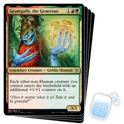 GRUMGULLY, THE GENEROUS X4 Throne Of Eldraine ELD Magic MTG MINT CARD - Image 1