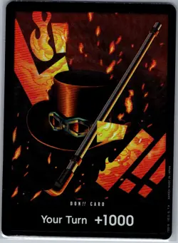 DON!! Card Foil (Sabo) English PRB01 - One Piece Card - NM - Image 1